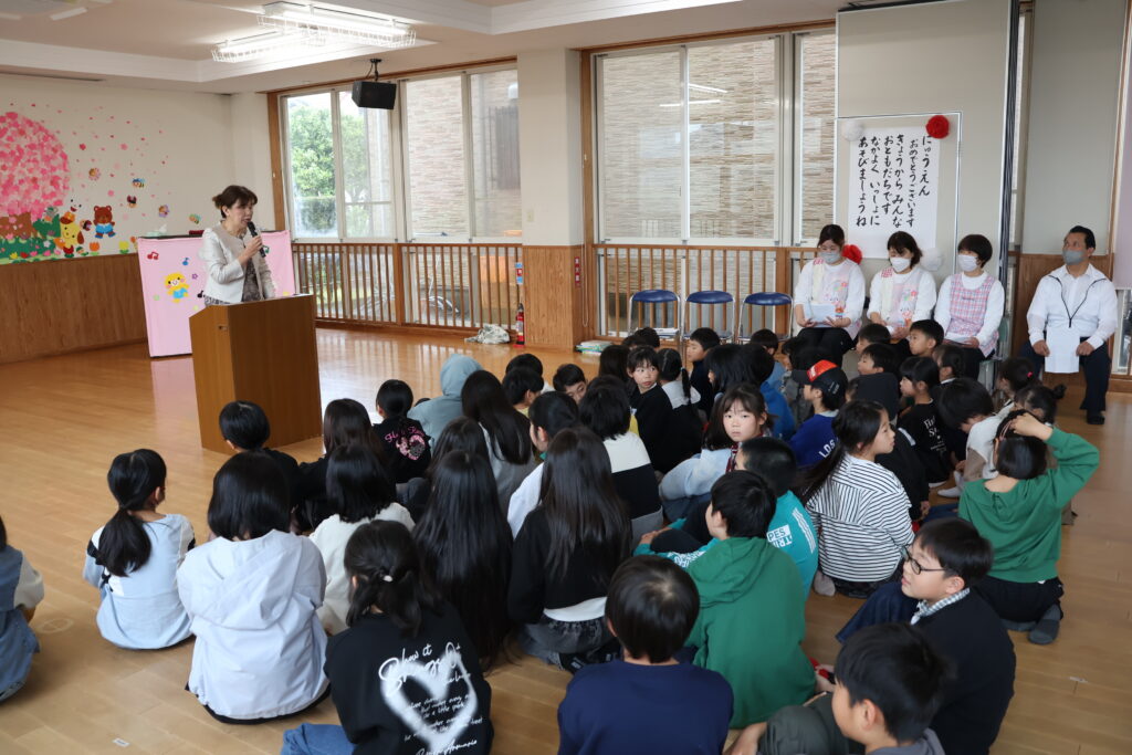 わんぱくクラブ入所式（R8.4.1）