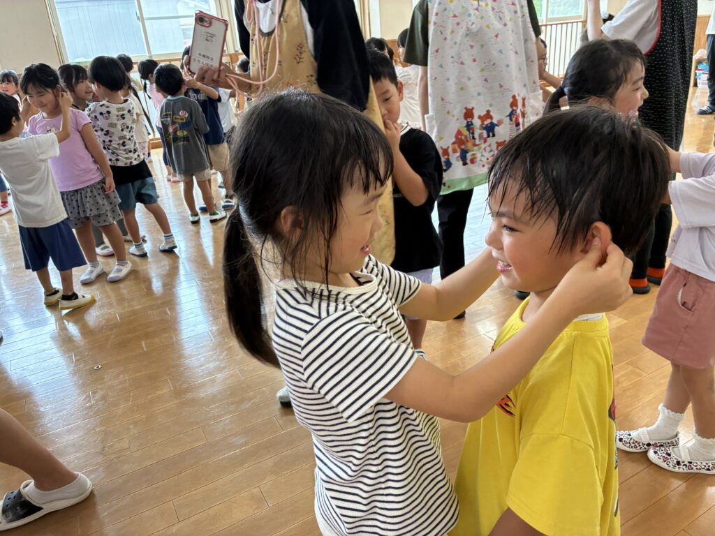 もりの風保育園との交流会(R8.7.15)